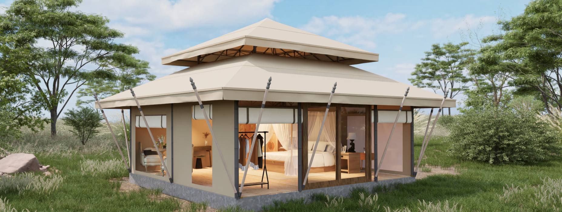 汉南区户外野奢帐篷